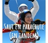 Saut en tandem parachute