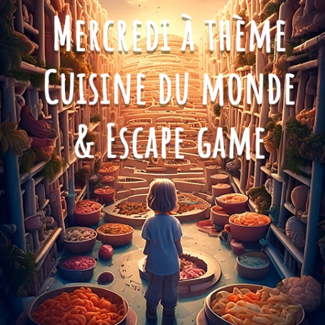 COMACTIV'22 - MERCREDI A THEME CUISINE DU MONDE ET ESCAPE GAME - 27 NOVEMBRE 2024