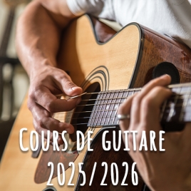 SLVIE ST MALO - COURS DE GUITARE 2025/2026 - 16 COURS