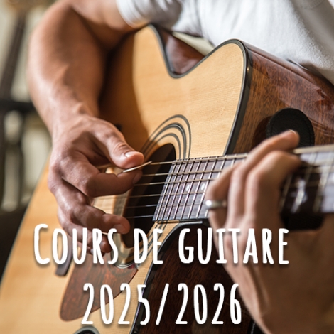 SLVIE ST MALO - COURS DE GUITARE 2025/2026 - 16 COURS