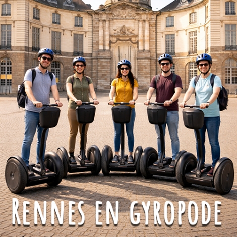 SLVIE RENNES Balade découverte du vieux Rennes en gyropode - le dimanche 14 juin 2026